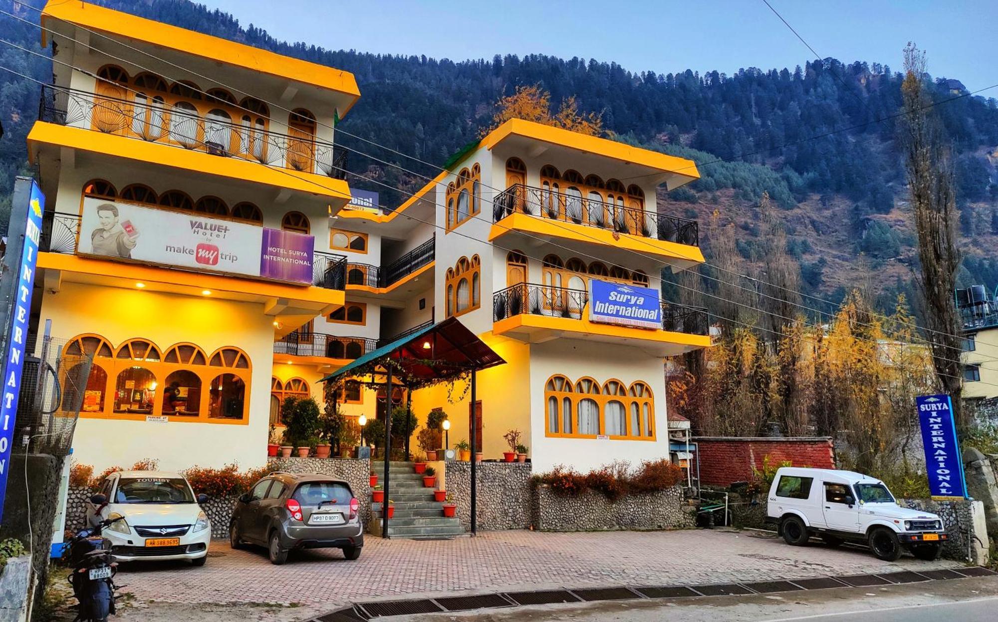 Surya International Hotel Manali Near Mall Road Экстерьер фото